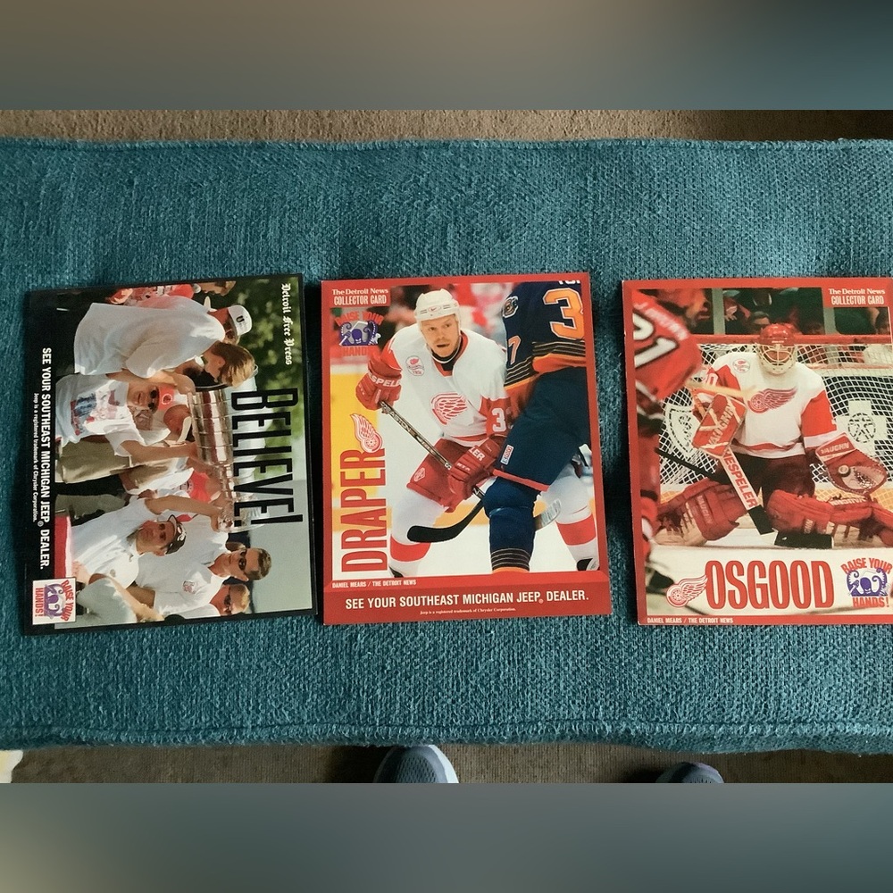 Detroit News /Free Press Trading Card Lot EUC 
Osgood, Draper, Believe vintage
